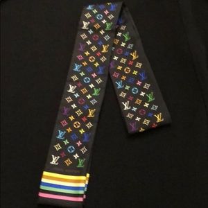 Louis Vuitton Black Multi-Color Bandeau